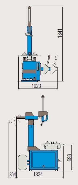 Автоматический шиномонтажный стенд Ravaglioli G7441.20