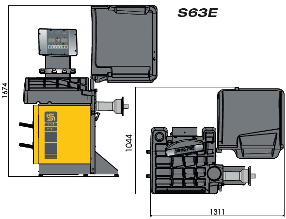 Балансировочный стенд SICE  S 63E