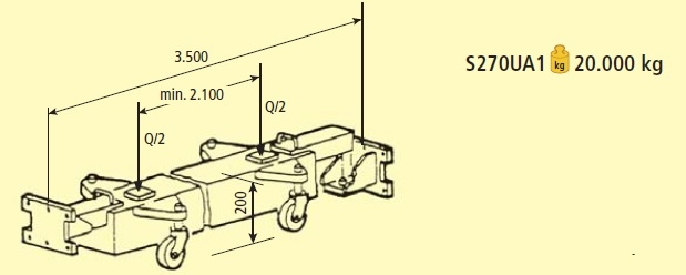 Расширение для мобильных колонн Ravaglioli VAR270/U