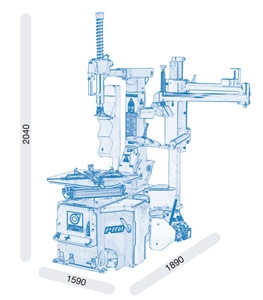 Автоматический шиномонтажный стенд GIULIANO S228 PRO