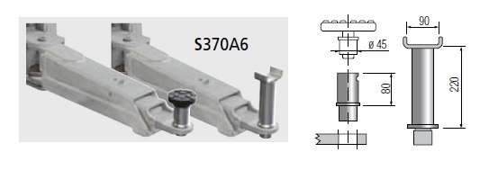 Проставка S370A6 к подъёмнику Ravaglioli KPH370.70LIKT