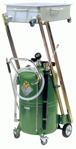 Комбинированная установка для слива и откачки отработавшего масла с подкатной ванной RAASM 42215