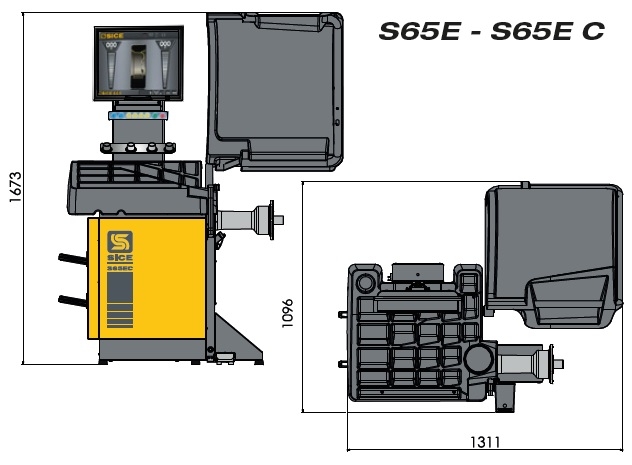 Балансировочный стенд SICE  S65E