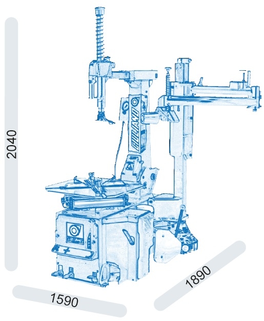 Автоматический шиномонтажный стенд GIULIANO S228 Combi
